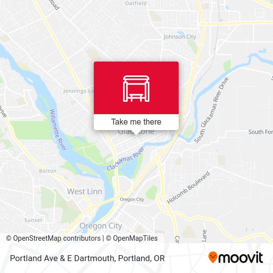 Mapa de Portland Ave & E Dartmouth
