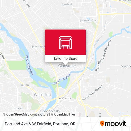 Mapa de Portland Ave & W Fairfield