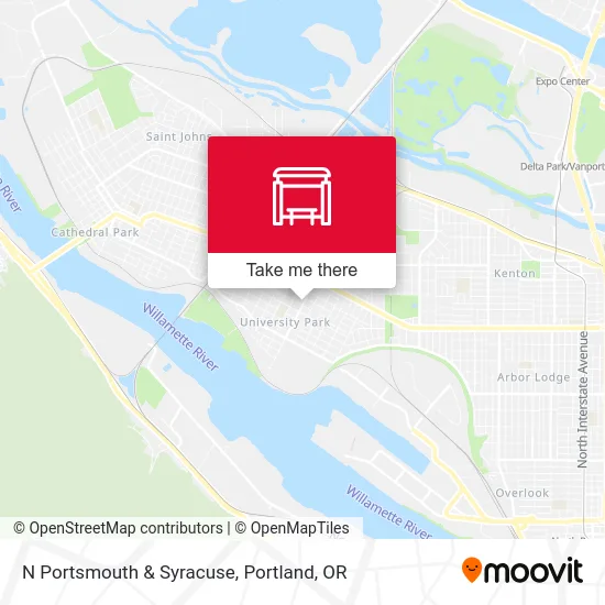N Portsmouth & Syracuse map