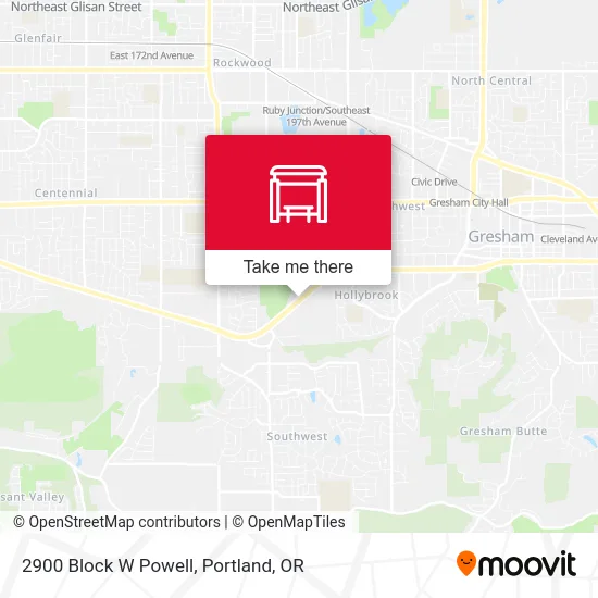 2900 Block W Powell map
