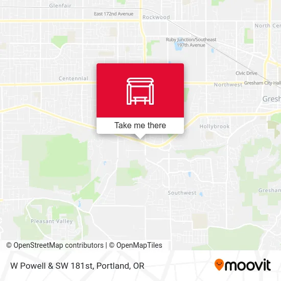 Mapa de W Powell & SW 181st