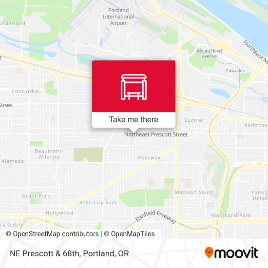 Mapa de NE Prescott & 68th