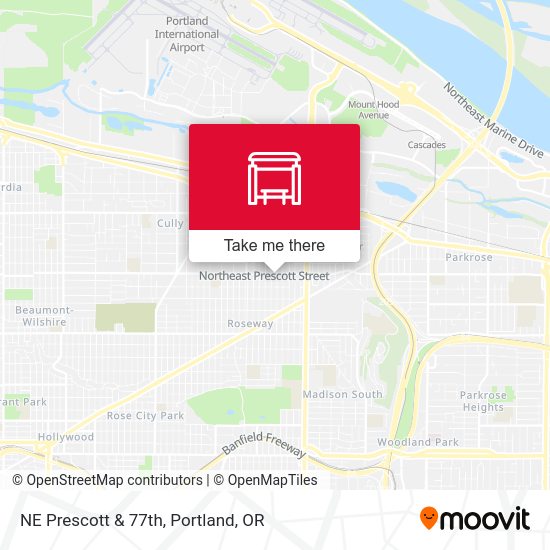 Mapa de NE Prescott & 77th