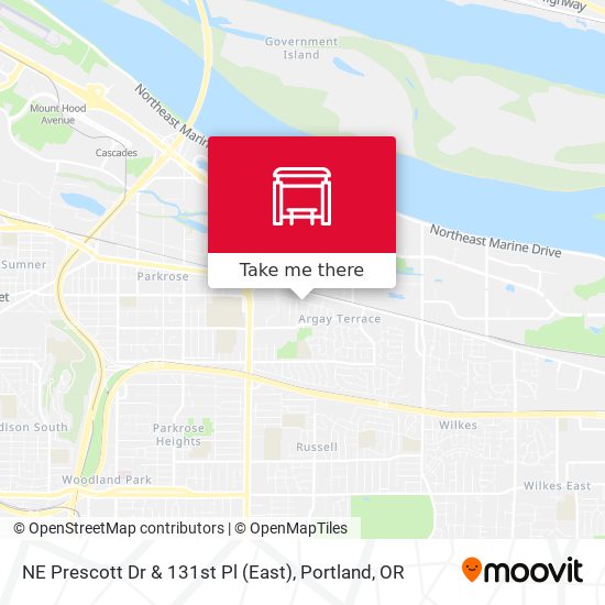 NE Prescott Dr & 131st Pl (East) map