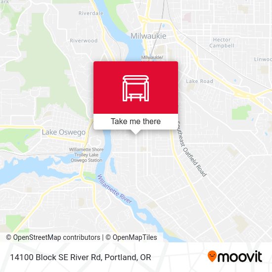 14100 Block SE River Rd map