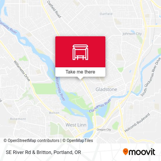 Mapa de SE River Rd & Britton