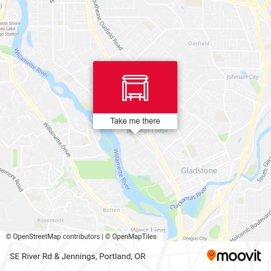 Mapa de SE River Rd & Jennings