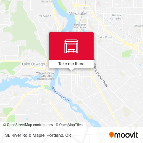 SE River Rd & Maple map