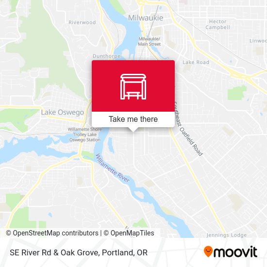 SE River Rd & Oak Grove map