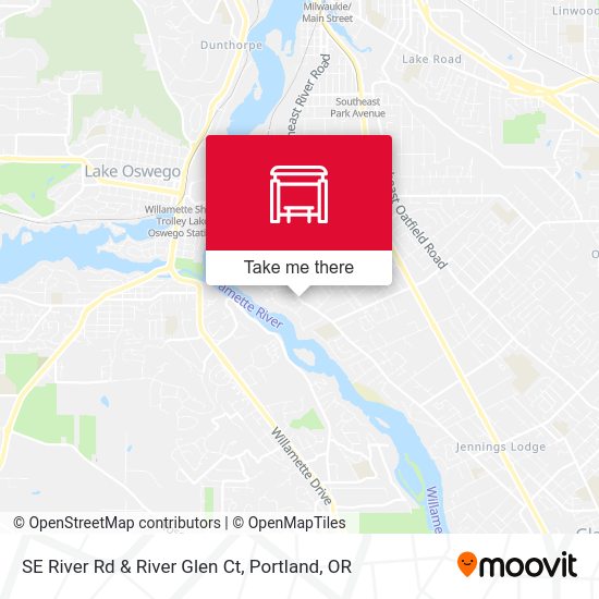 Mapa de SE River Rd & River Glen Ct