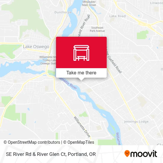 Mapa de SE River Rd & River Glen Ct