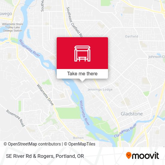 Mapa de SE River Rd & Rogers