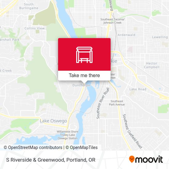 Mapa de S Riverside & Greenwood
