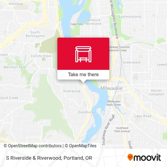 S Riverside & Riverwood map