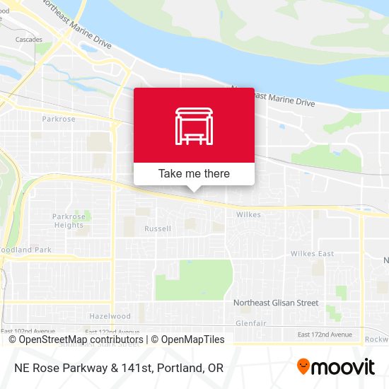 Mapa de NE Rose Parkway & 141st