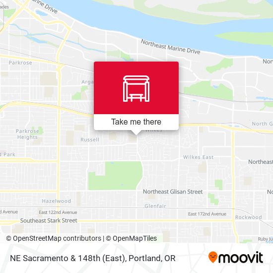 NE Sacramento & 148th (East) map