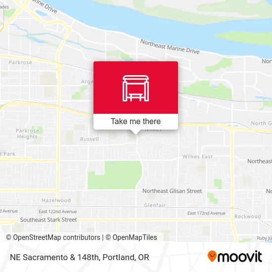 Mapa de NE Sacramento & 148th