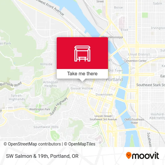 Mapa de SW Salmon & 19th
