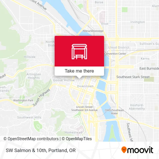 Mapa de SW Salmon & 10th