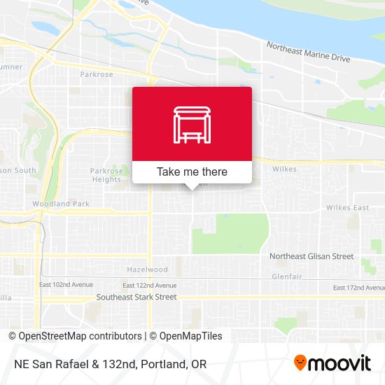 Mapa de NE San Rafael & 132nd