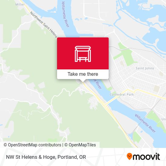 NW St Helens & Hoge map
