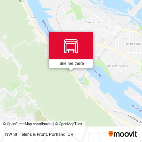 NW St Helens & Front map