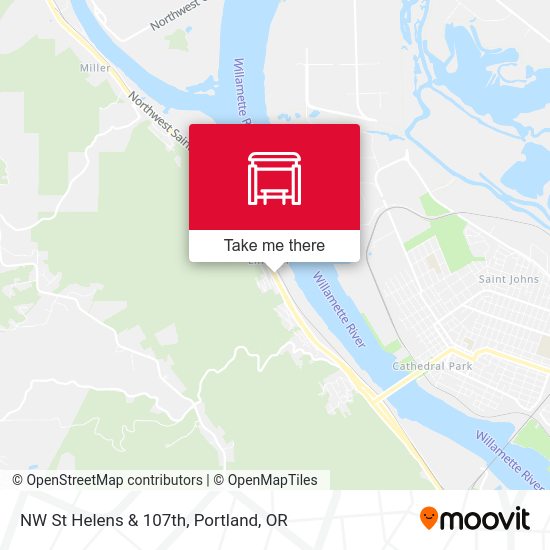 Mapa de NW St Helens & 107th