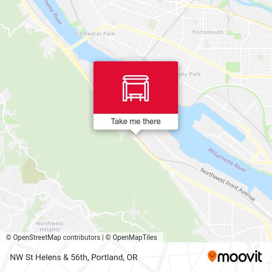 NW St Helens & 56th map