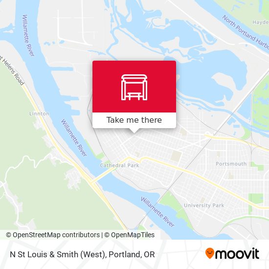 Mapa de N St Louis & Smith (West)