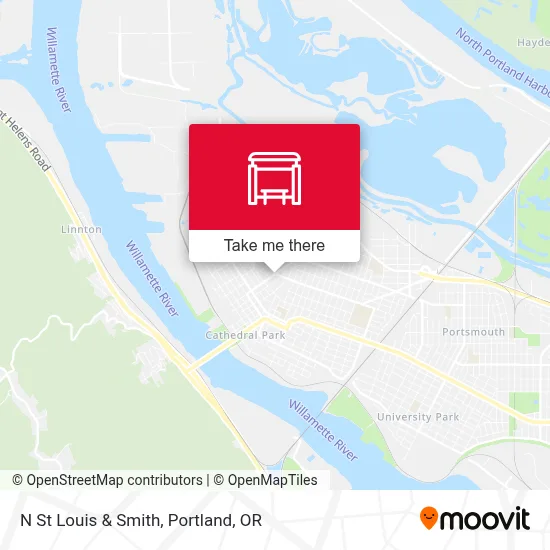 N St Louis & Smith map