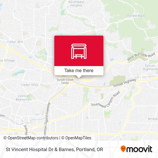 Mapa de St Vincent Hospital Dr & Barnes