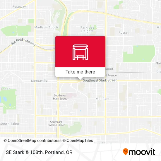 SE Stark & 108th map