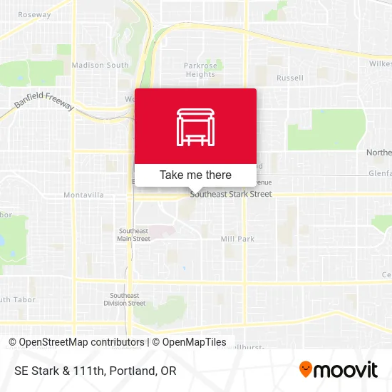 SE Stark & 111th map