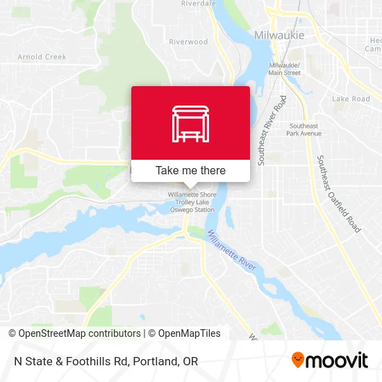 Mapa de N State & Foothills Rd