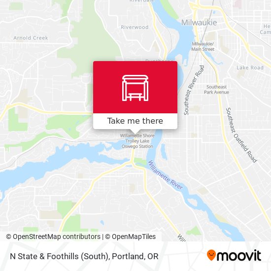 N State & Foothills (South) map