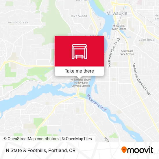 N State & Foothills map