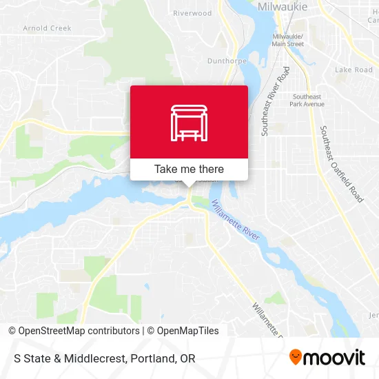 S State & Middlecrest map