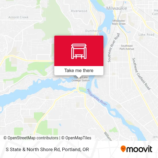 S State & North Shore Rd map