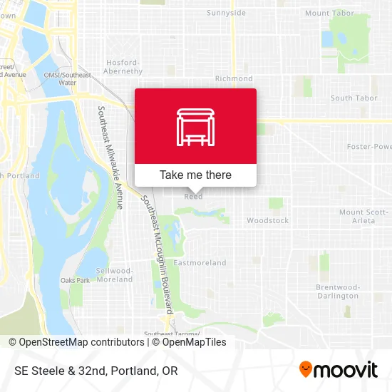 SE Steele & 32nd map