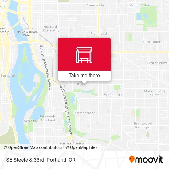 SE Steele & 33rd map