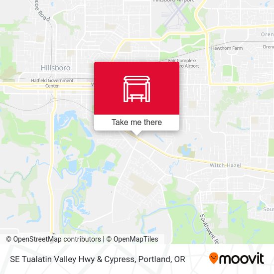 Mapa de SE Tualatin Valley Hwy & Cypress