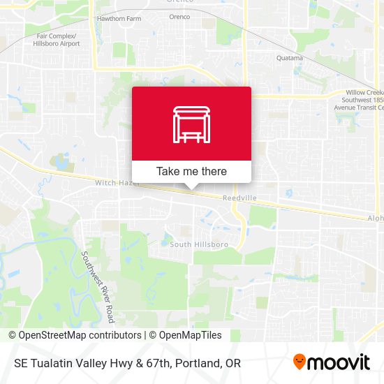 Mapa de SE Tualatin Valley Hwy & 67th