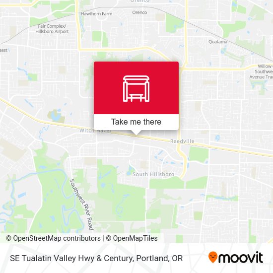 Mapa de SE Tualatin Valley Hwy & Century