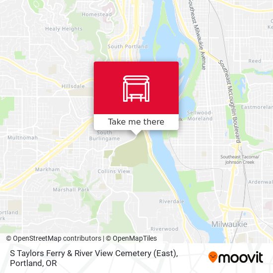 Mapa de S Taylors Ferry & River View Cemetery (East)