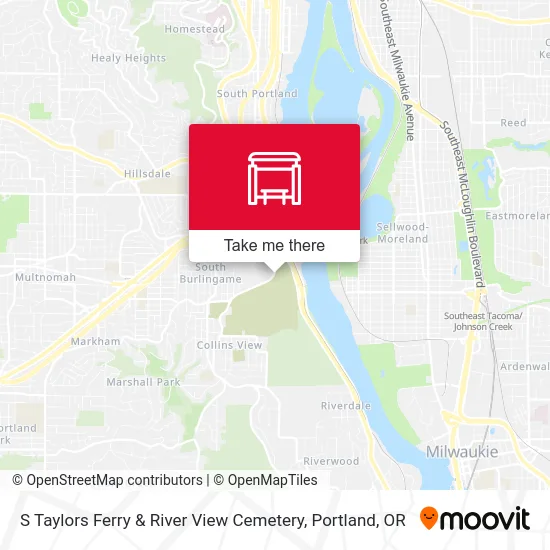 Mapa de S Taylors Ferry & River View Cemetery