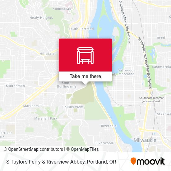 S Taylors Ferry & Riverview Abbey map