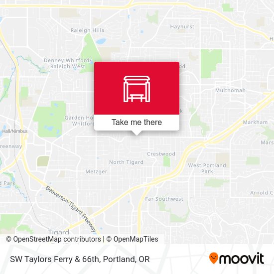 Mapa de SW Taylors Ferry & 66th