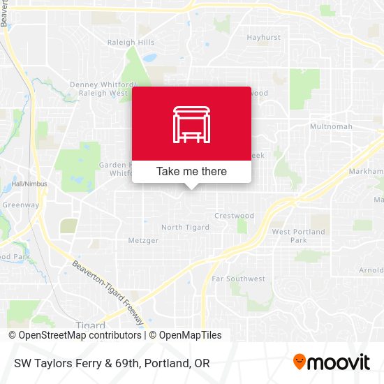 Mapa de SW Taylors Ferry & 69th