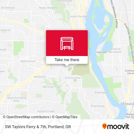 Mapa de SW Taylors Ferry & 7th