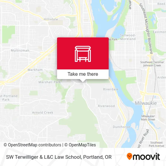 SW Terwilliger & L&C Law School map